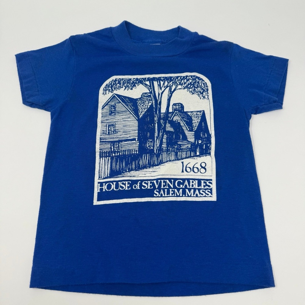 Vintage kids house of seven gables‎ shirt made in USA size small single stitch